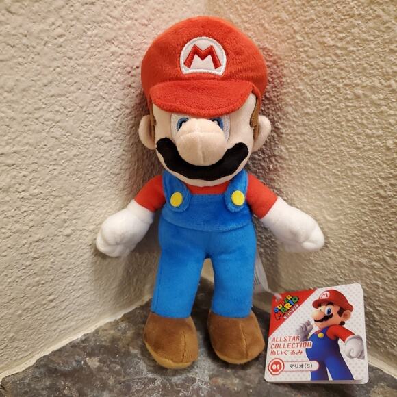 Plush - Super Mario 9 inch (NEW) - Nintendo - Picture 1 of 8